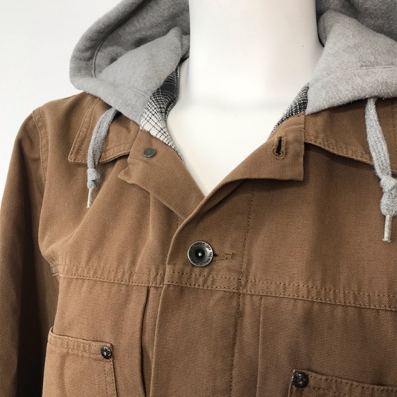 SOLD ❌ Vans Tan Hooded Trucker Jacket - Picture 6 of 7